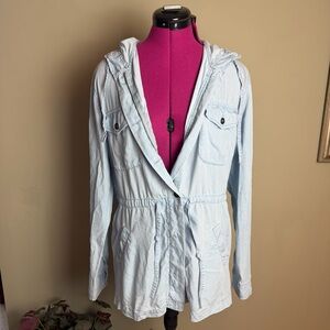 Love Tree Tencel Soft Denim Light Weight Jacket Sz L